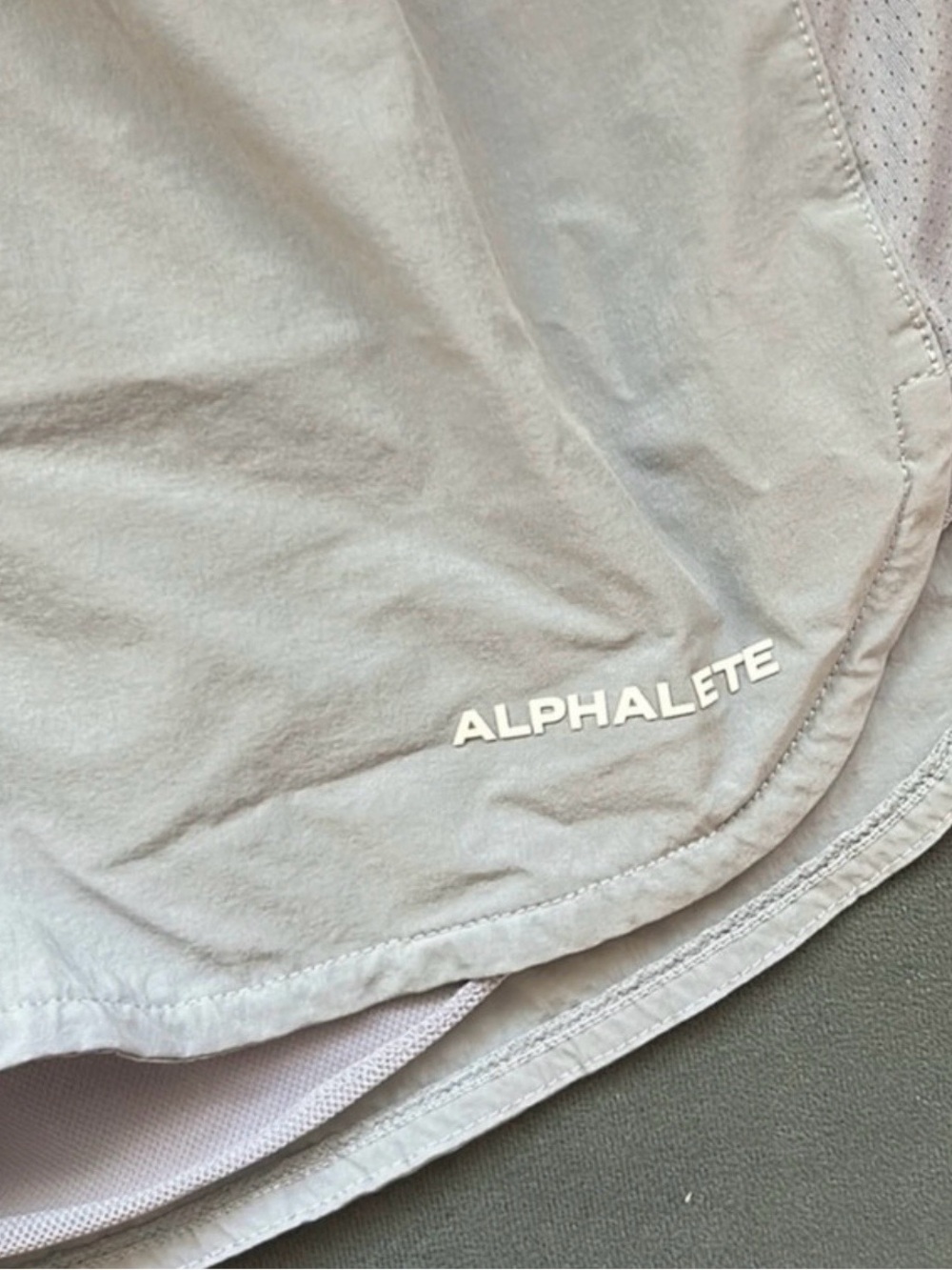Alphalete Light Gray Performance Shorts - Picture 2 of 5